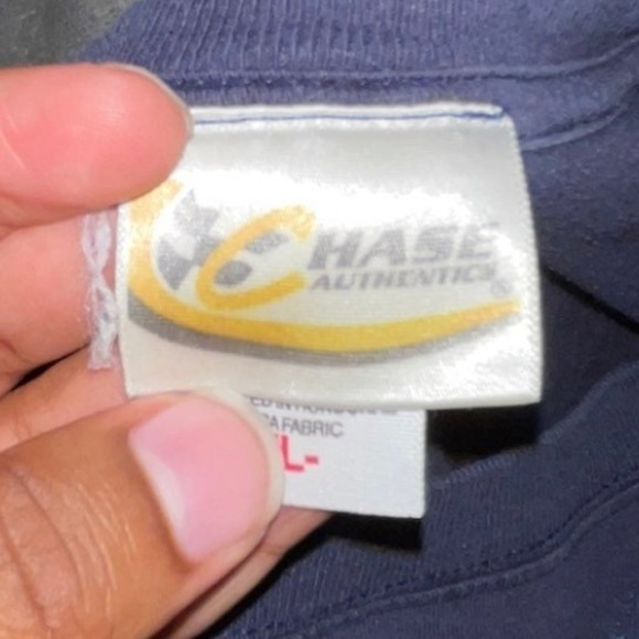 Vtg Jimmie Johnson TShirt Black Chase AOP 2007 Nextel Cup 2 Time Champion Men XL - Picture 14 of 16